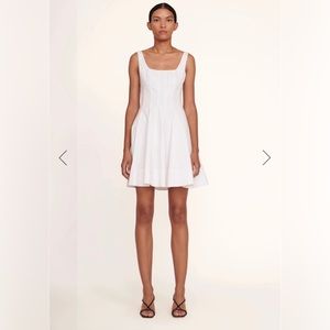 Staud Mini Wells Dress White Size 4